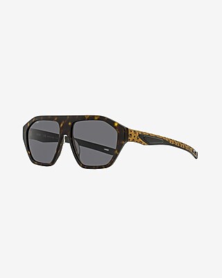 Mcm Rectangular Sunglasses Men's Multi-Color
