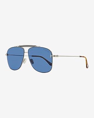 Tom Ford Jaden Navigator Sunglasses Men's Brown
