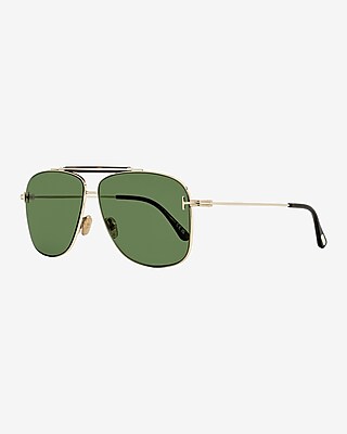 Tom Ford Jaden Navigator Sunglasses Men's Brown