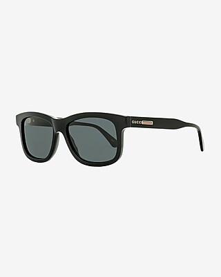 Gucci Rectangular Sunglasses Men's Black