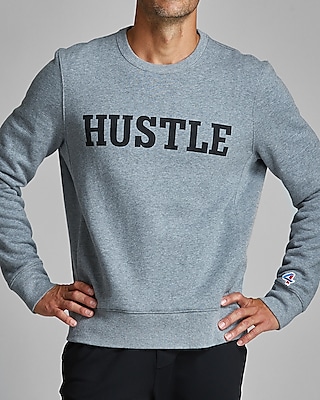 Fourlaps Signature Fleece Hustle Crewneck Gray Men's L