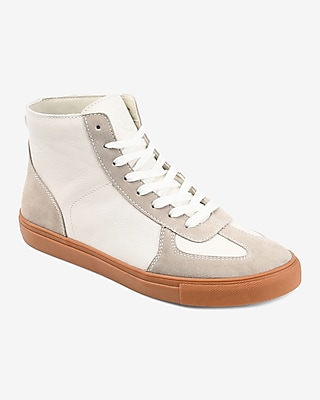 Thomas & Vine Verge High Top Sneaker White Men's 10.5