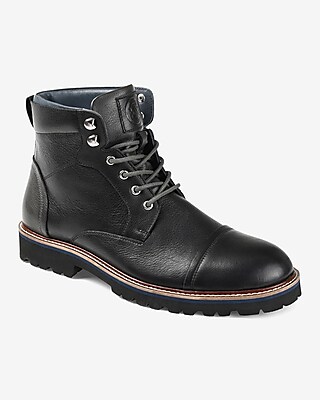Thomas & Vine Reddick Cap Toe Ankle Boot Black Men's 9.5