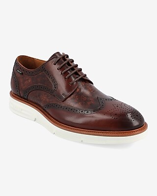 Taft 365 Model 103 Genuine Leather Lace Up Dress Shoes Brown Men's 11.5