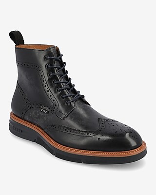 Taft 365 Model 005 Genuine Leather Lace Up Boot Blue Men's 11