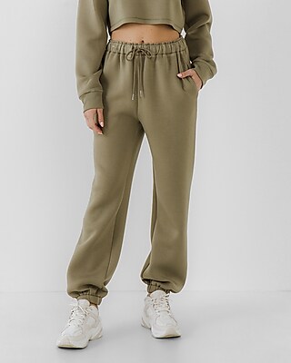 Express Grey Lab Loungewear Pant Green Women's S