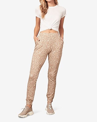 Image of Bb Dakota Animal Print Joggers Animal Print Women's S
