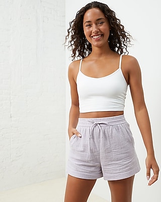 Upwest Crop Brami Sleeveless Top White Women's XS