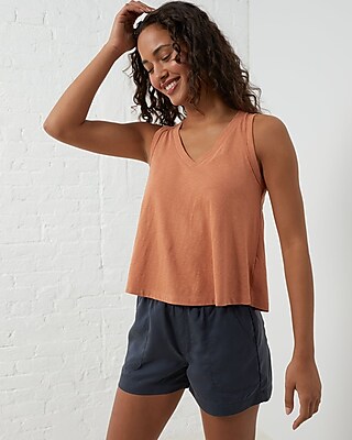 Upwest Anytime Clean Cotton Tank Orange Women's M