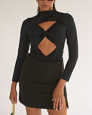 Nana's Long Sleeve Cut Out Olivia Bodysuit