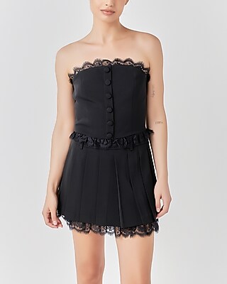 Endless Rose Peekaboo Laced Corset Top