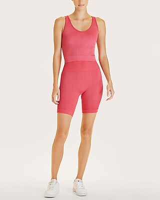 Alala Seamless Crop Top Pink Women's S