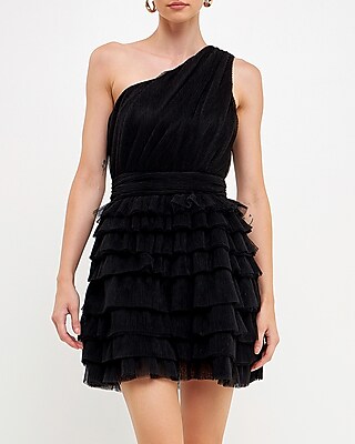 Cocktail & Party Endless Rose Tiered Tulle Mini Dress Women's L