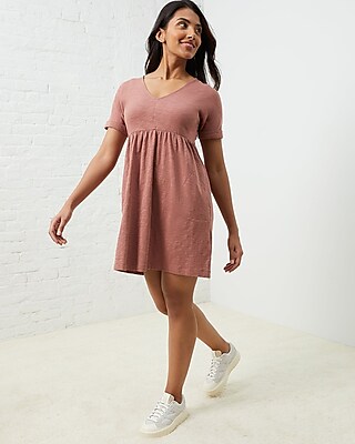 Casual Upwest Perfect V-Neck Mini Dress