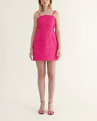 Cocktail & Party Nana's Rosalie Open Back Bow Mini Dress Pink Women's S