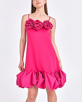 Cocktail & Party Endless Rose Bubble Rose Mini Dress Pink Women's L