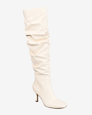Journee Collection Tru Comfort Foam Kindy Boots White Women's 9