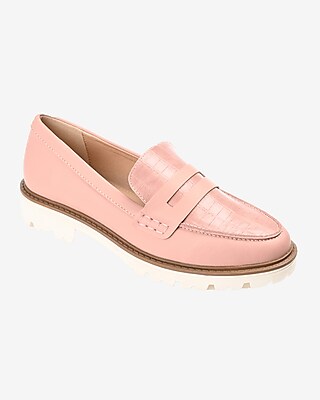 Journee Collection Kenly Faux Leather Mules Pink Women's 9.5