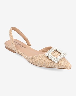 Journee Collection Hannae Flats Neutral Women's 6.5