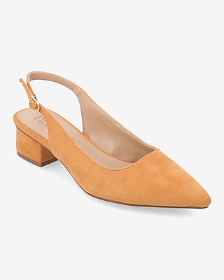 Journee Collection Sylvia Pointed Heels Brown Women's 9
