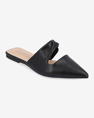 Journee Collection Enniss Slip On Mules Black Women's 7
