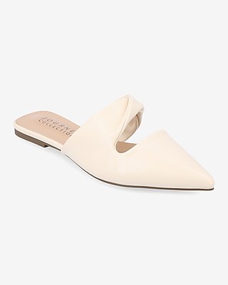 Journee Collection Enniss Slip On Mules Neutral Women's 7.5
