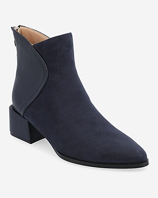 Journee Collection Consuello Booties Blue Women's 12