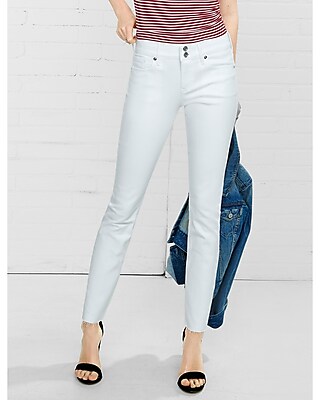 cropped jean leggings