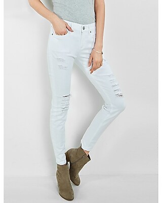 mid rise jean leggings