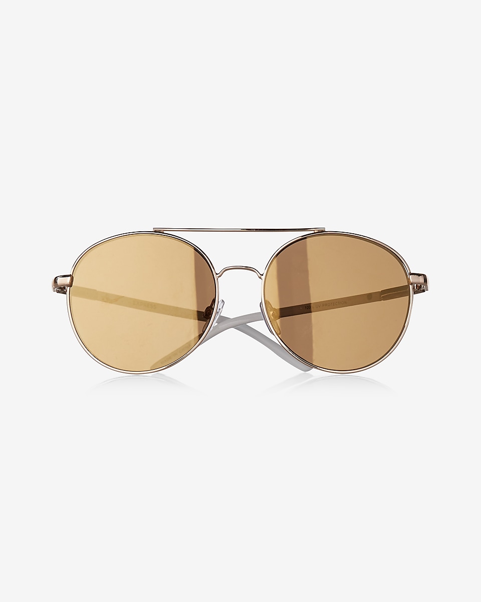 round aviator sunglasses