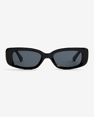 Factory Angular Square Sunglasses - Black