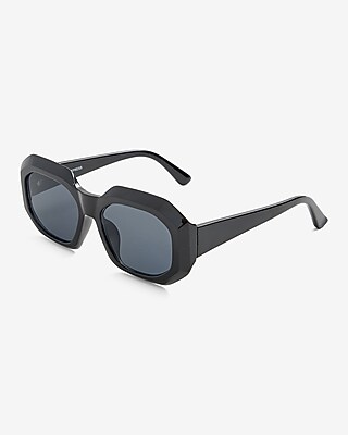 Express angular square frame sunglasses Angular Square Frame Sunglasses | Express main image 2