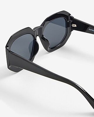 Angular Square Frame Sunglasses | Express display picture 1