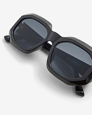 Angular Square Frame Sunglasses | Express display picture 3