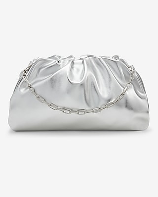 Faux Leather Cloud Bag