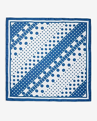 Satin Abstract Dot Scarf