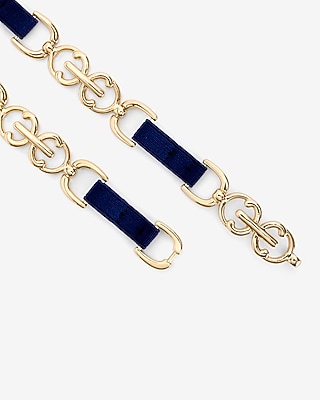 Gold Logo Chain Belt