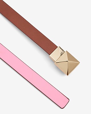 Express triangle buckle belt SANSTHS Women Waist Belt for Jeans Pants, Fashion Women Belt  main image 4