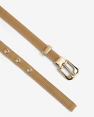 Express Gold Chain Belt Chain Link Waist Belt | Express main image 4