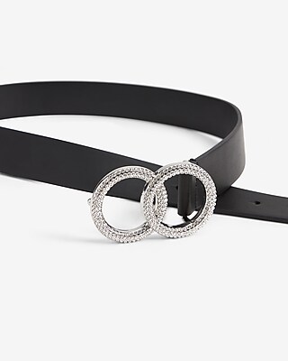 Embellished Double O-ring Buckle Belt | Express display picture 1