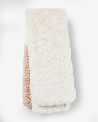 Oblong Faux Fur Scarf