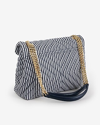 Quilted E Logo Crossbody Bag