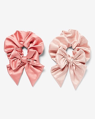 Set of 2 Oversized Bow Ponytail Holders