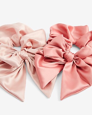 Set of 2 Oversized Bow Ponytail Holders