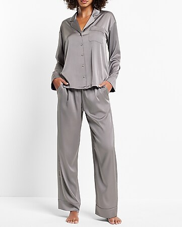 Womens Clothing Nightwear and sleepwear Pyjamas Unravel Project Silk Sleepwear in Grey Grey 
