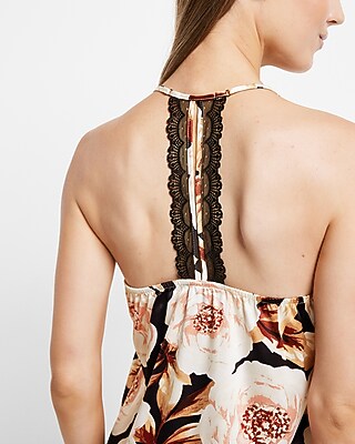 Satin Lace Racerback Chemise Nightgown Express