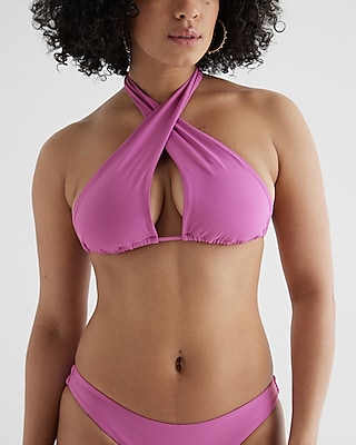 Convertible Halter Neck Body Contour Swim Top