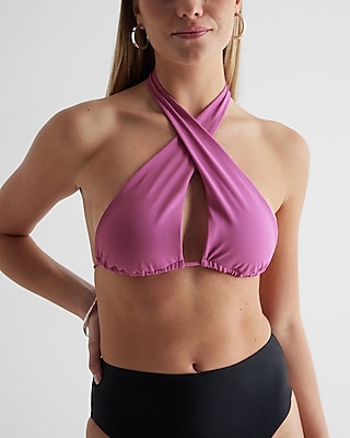 Convertible Halter Neck Body Contour Swim Top