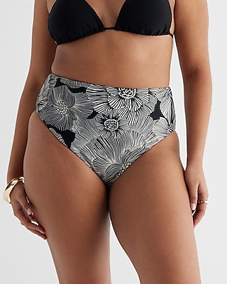 High Waisted Body Contour Swim Bottom