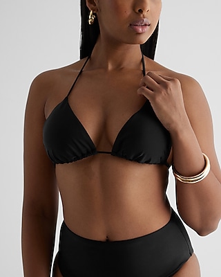 Triangle Beaded T-Back Body Contour Swim Top